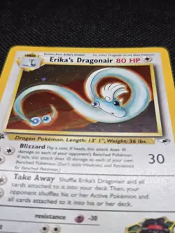 Erika's Dragonair 1st Edition 004/132 Pokemon Gym Heroes - LP - Image 2