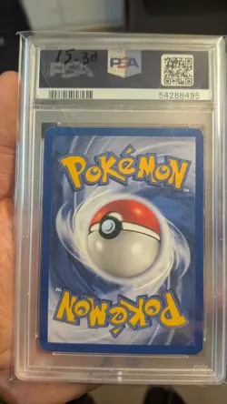 1999 POKEMON #68 VULPIX BASE SET UNLIMITED HP 50 ERROR NM-MT PSA 8 - Image 2