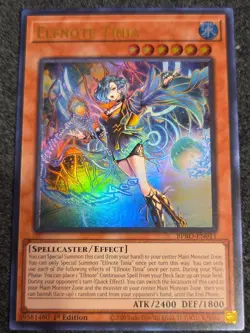 Yugioh! 1x Elfnote Tinia BPRO-EN011 Ultra Rare 1st Ed NM - Image 1