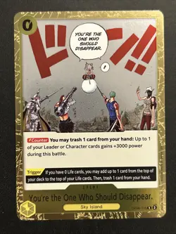 One Piece CG 4 You're the One Who Should OP06-115 Wings of the Captain Rare! NM - Image 1