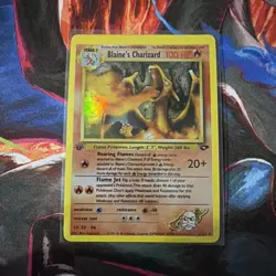 Blaine's Charizard [1st Edition] #2 Pokemon Gym Challenge - Image 1