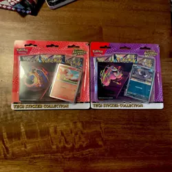 Pokemon TCG Ascended Heroes Tech Sticker Collection SET 2 Charmander & Gastly - Image 1