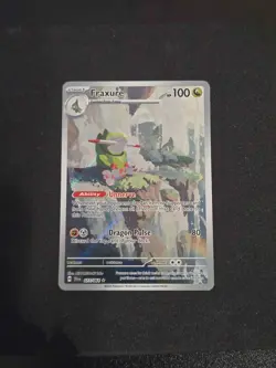 Fraxure 077/064 Pokemon Sv: Shrouded Fable Holo NM Near Mint - Image 1
