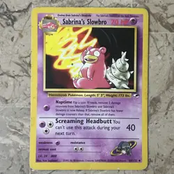Sabrina's Slowbro 60/132 Gym Heroes Pokemon - Image 1