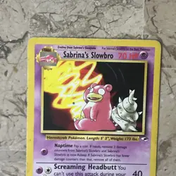 Sabrina's Slowbro 60/132 Gym Heroes Pokemon - Image 2