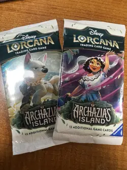 Disney Lorcana - Archazia's Island -(2) Booster Pack - NEW SEALED TWO PACKS - Image 1