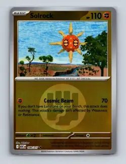 Solrock 106 2026 Pokemon Ascended Heroes Reverse Holo Energy Symbol Card NM+ - Image 1