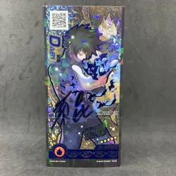 My Hero Academia DABI Amazing 031 Foil Stamping Blue Signed Battle Card Anime - Image 3
