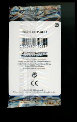 #3 Psyduck SM199 Black Star Promo 2019 Detective Pikachu SEALED Pokemon Card TCG - Image 2