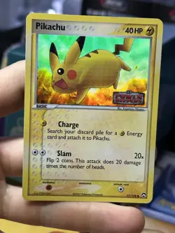 Pikachu 57/108 EX Power Keepers 2007 Reverse Holo Pokemon Card TCG - Image 3