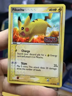 Pikachu 57/108 EX Power Keepers 2007 Reverse Holo Pokemon Card TCG - Image 4