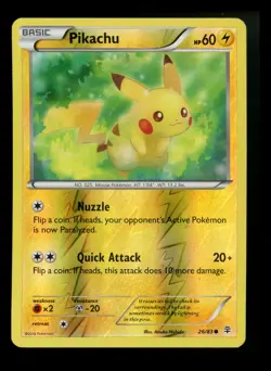 Pikachu 26/83 Generations 2016 Reverse Holo Pokemon Card TCG - Image 1