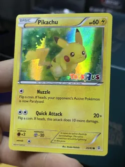 Pikachu 26/83 TOYS R US Generations 2016 Holo Pokemon Card TCG - Image 4