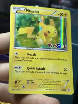 Pikachu 26/83 TOYS R US Generations 2016 Holo Pokemon Card TCG - Image 5