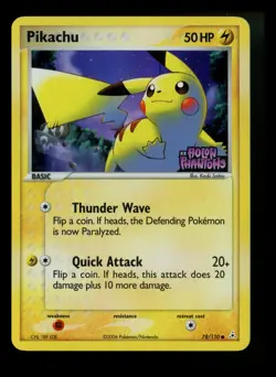 #2 Pikachu 78/110 EX Holon Phantoms 2006 Reverse Holo Pokemon Card TCG - Image 1