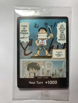 One Piece Don Card Young Luffy Sealed Devil Fruits Collection Vol. 1 NM - Image 1