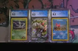 Pokemon CGC Graded Cards - Lot of 3 - Zubat, Corsola, Rillaboom - Image 1