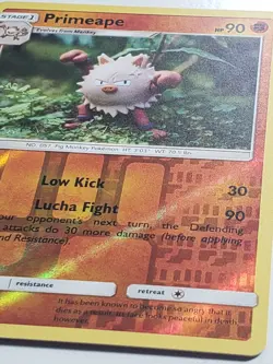 REVERSE HOLO Primeape 51/111 LP - Yuka Morii Clay Crimson Invasion Pokemon Card - Image 2