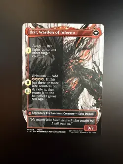 MTG Final Fantasy English Clive, Ifrit's Dominant Borderless 0318 Non-Foil - Image 2