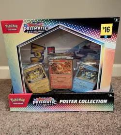 6x Pokemon Scarlet & Violet Prismatic Evolutions Poster Collection w/display box - Image 2