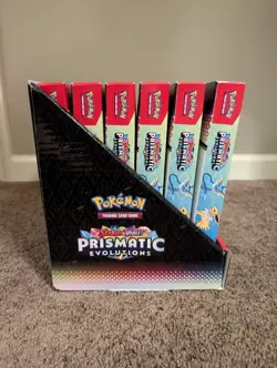 6x Pokemon Scarlet & Violet Prismatic Evolutions Poster Collection w/display box - Image 4