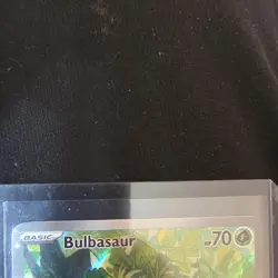 Pokemon Bulbasaur Illustration Rare Full Art Holo 166/165 Scarlet & Violet 151 - Image 2