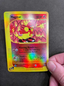 Magmar Reverse Holo 86/165 Pokemon TCG 2002 Expedition Base Set eReader LP - Image 2