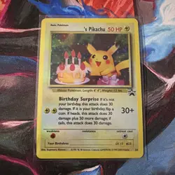 Birthday Pikachu #24 Pokemon Promo - Image 1