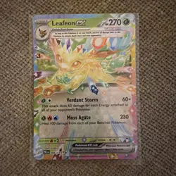 Leafeon Ex 006/131 Rare Prismatic Evolutions Pokemon TCG - Image 1