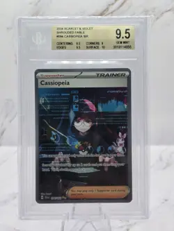 Pokemon TCG Cassiopeia Holo Rare Card 094/064 Sv: Shrouded Fable 2024 BGS 9.5 - Image 1