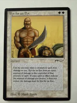 Magic The Gathering Eye For An Eye Beta Card - Image 1