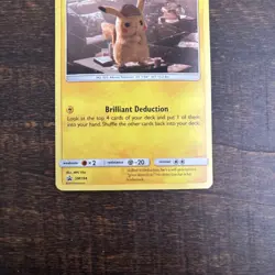 Detective Pikachu SM194 Sun Moon Black Star Promo Holo Rare Pokemon TCG Card LP - Image 3