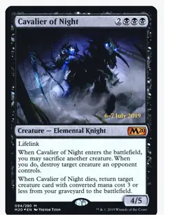 Cavalier of Night Prerelease Foil+ 10 Random Rares MTG Magic the Gathering gift - Image 1