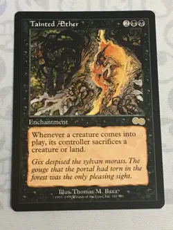 D1210 MAGIC GATHERING URZA'S SAGA TAINTED AETHER #161 LP R MTG - Image 1