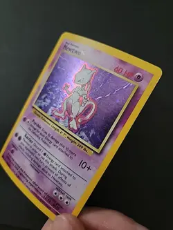DMG Mewtwo 10/102 Pokemon TCG 1999 Base Set Holo - Image 4