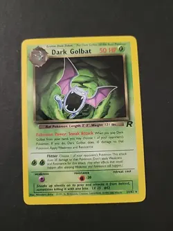 LP Pokemon Dark Golbat 24/82 Non Holo Team Rocket Unlimited - Image 1