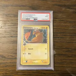 Pokemon TCG Charmander EX Crystal Guardians PSA Mint 9 2006 Delta Species - Image 1