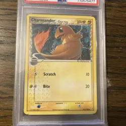 Pokemon TCG Charmander EX Crystal Guardians PSA Mint 9 2006 Delta Species - Image 2