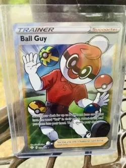 Pokemon TCG Ball Guy Shining Fates 065/072 Holo Ultra Rare NM - Image 1