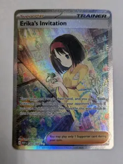 Erika's Invitation 203/165 Sv: Scarlet & Violet 151 Holo Pokemon TCG NM - Image 1