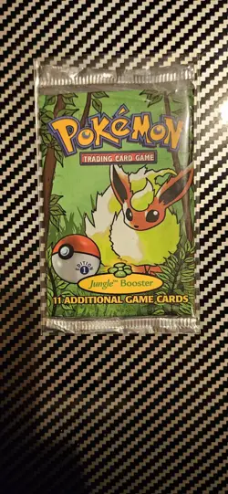 Wizards of the Coast First Edition Pokemon Jungle Booster Pack 742818060639 - Image 1