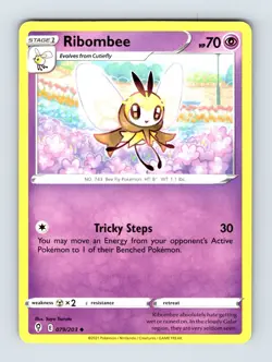 Ribombee - Evolving Skies 079/203 - Uncommon - NM - Pokemon - Image 1
