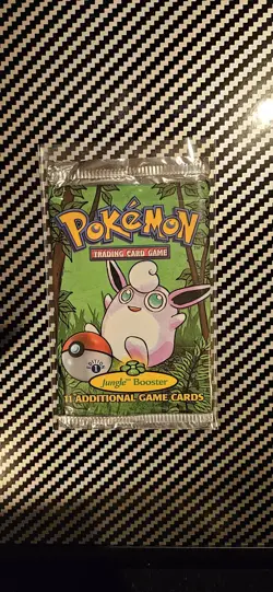 Wizards of the Coast First Edition Pokemon Jungle Booster Pack 742818060639 - Image 1