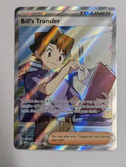 Bill's Transfer 194/165 Ultra Rare Pokemon TCG SV: Scarlet & Violet 151 NM - Image 1