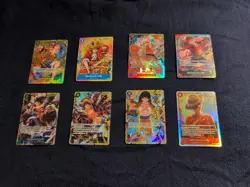 One Piece TCG English Luffy Card Collection Lot Of 8 - Image 1