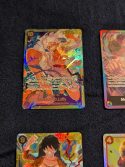 One Piece TCG English Luffy Card Collection Lot Of 8 - Image 4