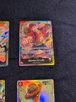 One Piece TCG English Luffy Card Collection Lot Of 8 - Image 5