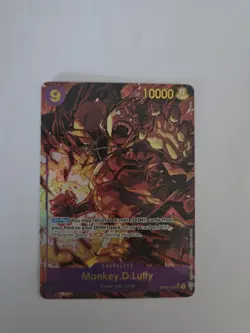 Monkey D. Luffy OP09-119 Secret Rare SEC Alt Art One Piece TCG English NM - Image 1