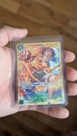 ONE PIECE Card Game Monkey D Luffy SEC Carrying on His Will OP13 118 japanese - Image 1