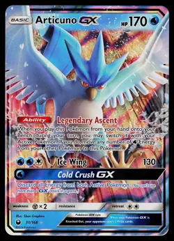 Pokemon Card - Articuno GX Celestial Storm 31/168 Ultra Rare - Image 1
